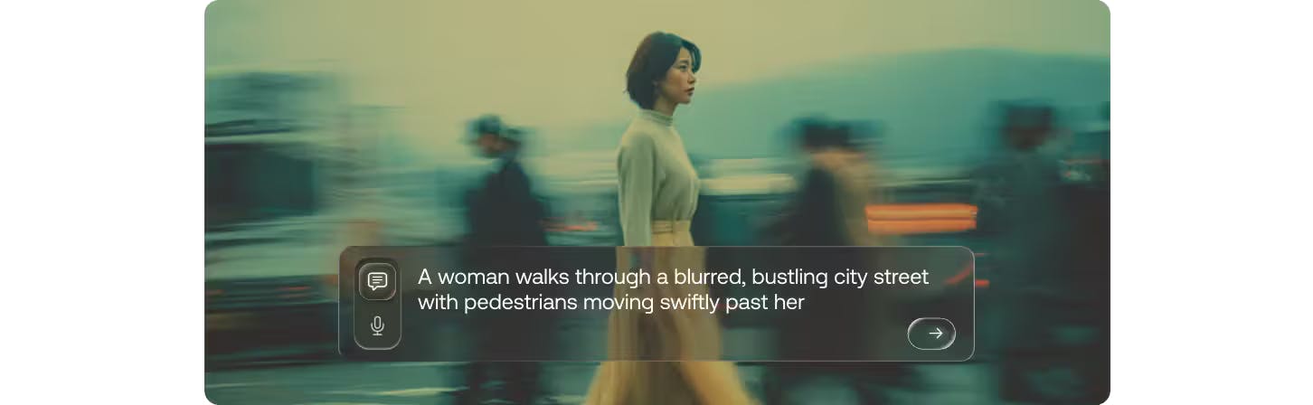 Image to Video motion prompt example